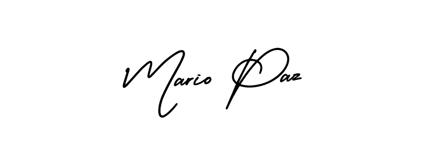 Also we have Mario Paz name is the best signature style. Create professional handwritten signature collection using AmerikaSignatureDemo-Regular autograph style. Mario Paz signature style 3 images and pictures png