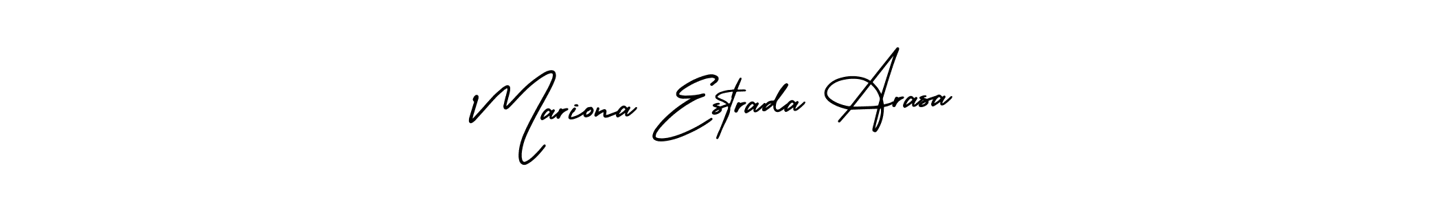 Design your own signature with our free online signature maker. With this signature software, you can create a handwritten (AmerikaSignatureDemo-Regular) signature for name Mariona Estrada Arasa. Mariona Estrada Arasa signature style 3 images and pictures png