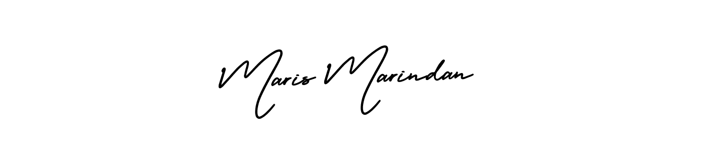 Make a beautiful signature design for name Maris Marindan. With this signature (AmerikaSignatureDemo-Regular) style, you can create a handwritten signature for free. Maris Marindan signature style 3 images and pictures png