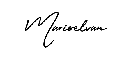 An effortless, minimalist signature concept for Mariselvan using AmerikaSignatureDemo-Regular design. Clean lines that look great on any document. Mariselvan signature style 3 images and pictures png