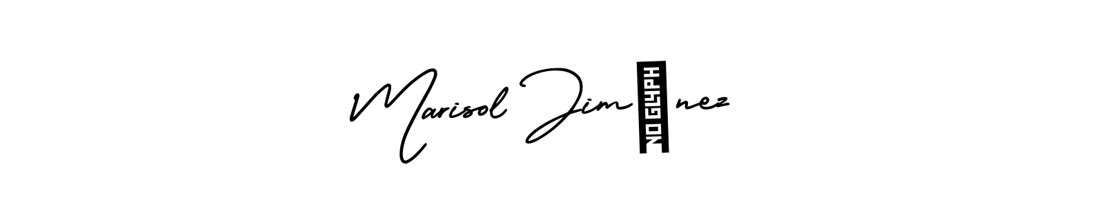 Marisol Jiménez stylish signature style. Best Handwritten Sign (AmerikaSignatureDemo-Regular) for my name. Handwritten Signature Collection Ideas for my name Marisol Jiménez. Marisol Jiménez signature style 3 images and pictures png