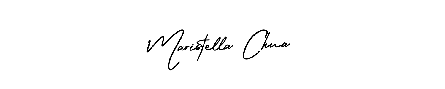 How to make Maristella Chua signature? AmerikaSignatureDemo-Regular is a professional autograph style. Create handwritten signature for Maristella Chua name. Maristella Chua signature style 3 images and pictures png