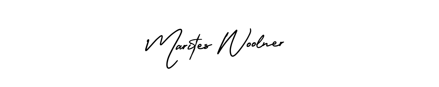 Also we have Marites Woolner name is the best signature style. Create professional handwritten signature collection using AmerikaSignatureDemo-Regular autograph style. Marites Woolner signature style 3 images and pictures png