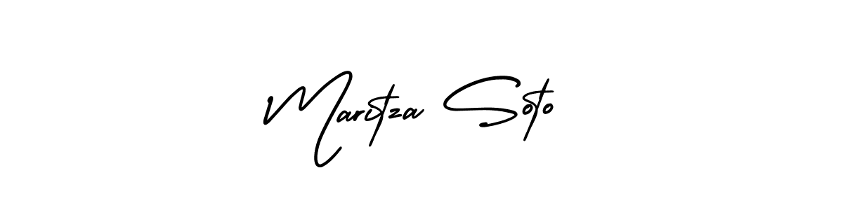 Similarly AmerikaSignatureDemo-Regular is the best handwritten signature design. Signature creator online .You can use it as an online autograph creator for name Maritza Soto. Maritza Soto signature style 3 images and pictures png