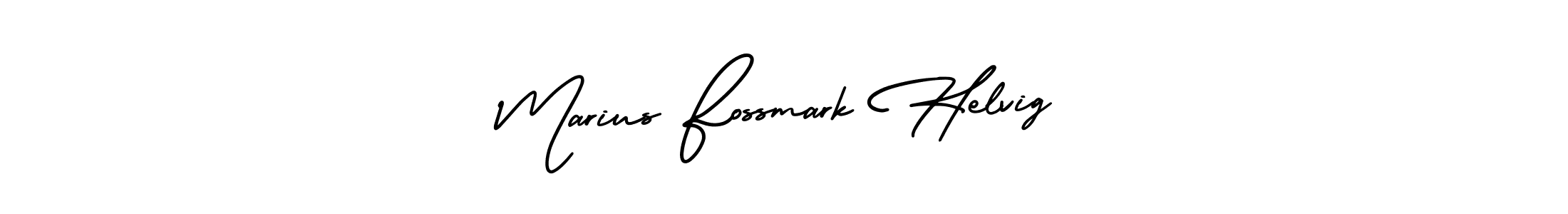 Also You can easily find your signature by using the search form. We will create Marius Fossmark Helvig name handwritten signature images for you free of cost using AmerikaSignatureDemo-Regular sign style. Marius Fossmark Helvig signature style 3 images and pictures png