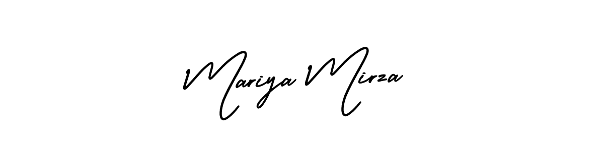 Also You can easily find your signature by using the search form. We will create Mariya Mirza name handwritten signature images for you free of cost using AmerikaSignatureDemo-Regular sign style. Mariya Mirza signature style 3 images and pictures png
