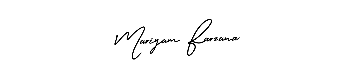 Also we have Mariyam Farzana name is the best signature style. Create professional handwritten signature collection using AmerikaSignatureDemo-Regular autograph style. Mariyam Farzana signature style 3 images and pictures png