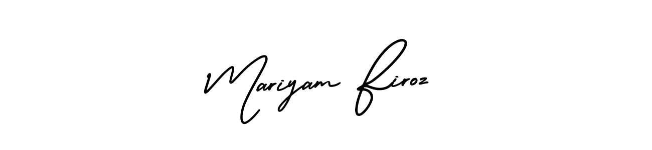 You can use this online signature creator to create a handwritten signature for the name Mariyam Firoz. This is the best online autograph maker. Mariyam Firoz signature style 3 images and pictures png