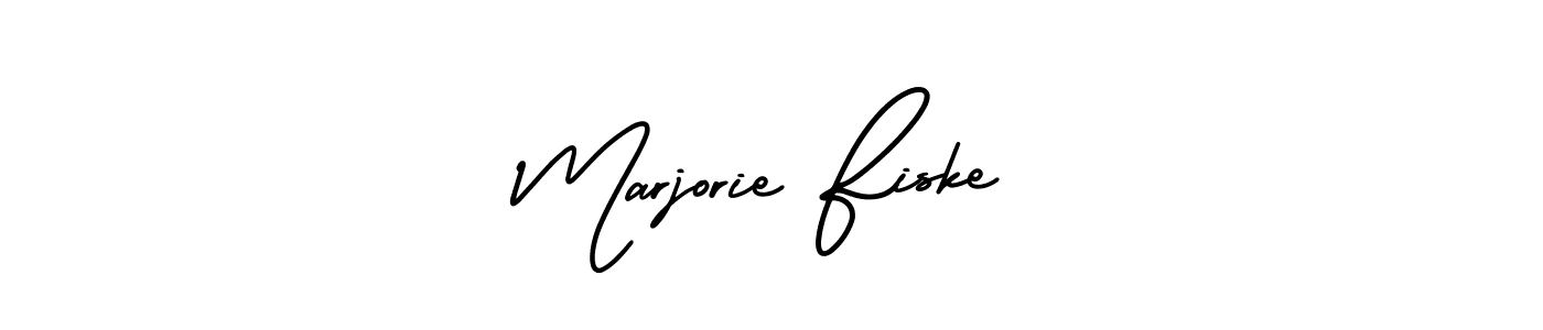 Best and Professional Signature Style for Marjorie Fiske. AmerikaSignatureDemo-Regular Best Signature Style Collection. Marjorie Fiske signature style 3 images and pictures png
