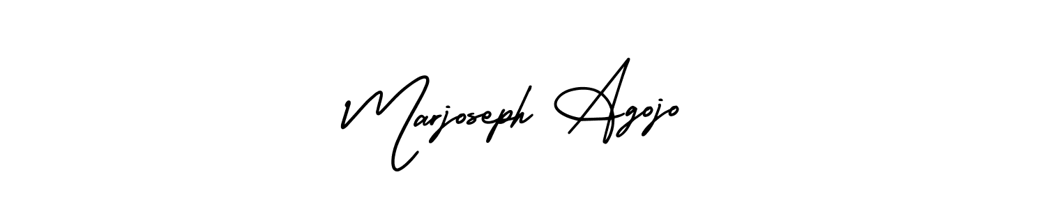 Make a short Marjoseph Agojo signature style. Manage your documents anywhere anytime using AmerikaSignatureDemo-Regular. Create and add eSignatures, submit forms, share and send files easily. Marjoseph Agojo signature style 3 images and pictures png