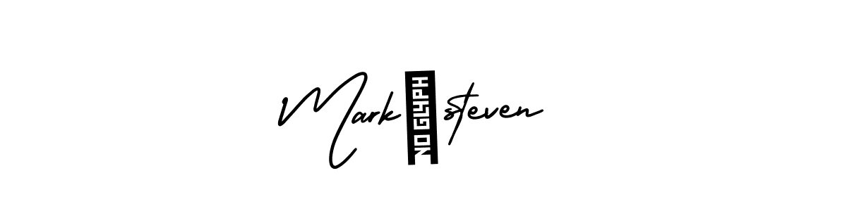 You should practise on your own different ways (AmerikaSignatureDemo-Regular) to write your name (Mark steven) in signature. don't let someone else do it for you. Mark steven signature style 3 images and pictures png