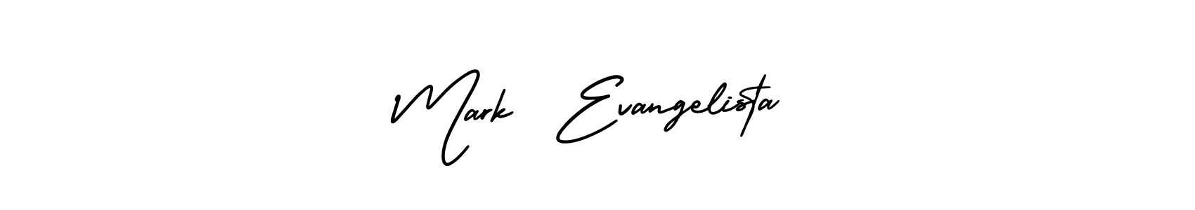 Mark  Evangelista stylish signature style. Best Handwritten Sign (AmerikaSignatureDemo-Regular) for my name. Handwritten Signature Collection Ideas for my name Mark  Evangelista. Mark  Evangelista signature style 3 images and pictures png