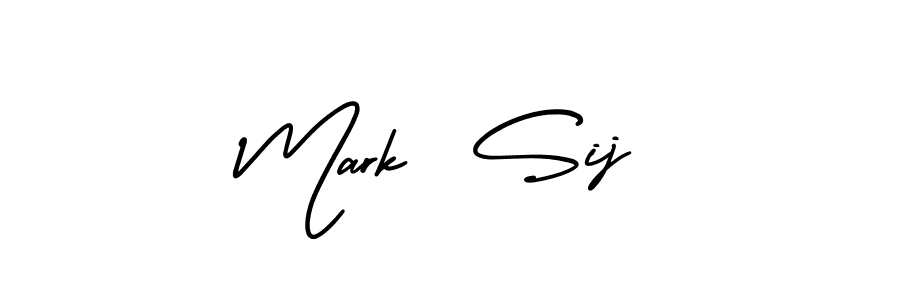 Mark  Sij stylish signature style. Best Handwritten Sign (AmerikaSignatureDemo-Regular) for my name. Handwritten Signature Collection Ideas for my name Mark  Sij. Mark  Sij signature style 3 images and pictures png