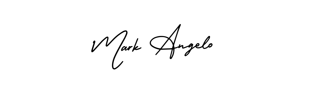 Mark Angelo stylish signature style. Best Handwritten Sign (AmerikaSignatureDemo-Regular) for my name. Handwritten Signature Collection Ideas for my name Mark Angelo. Mark Angelo signature style 3 images and pictures png