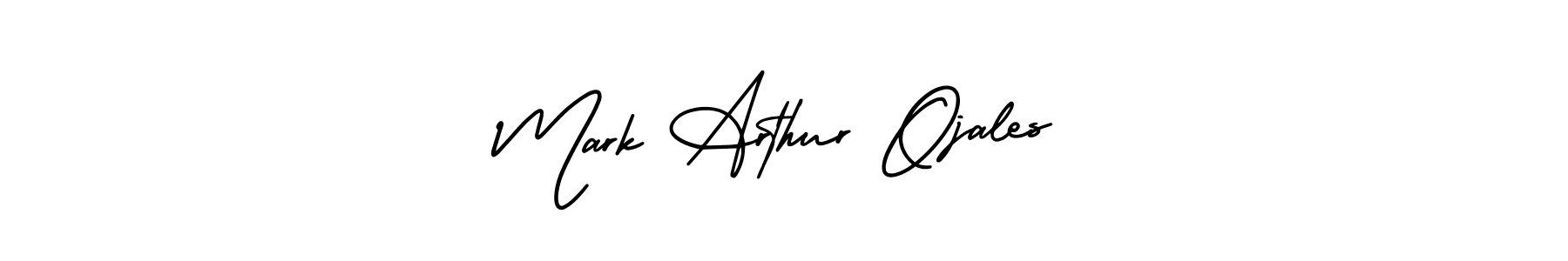 Create a beautiful signature design for name Mark Arthur Ojales. With this signature (AmerikaSignatureDemo-Regular) fonts, you can make a handwritten signature for free. Mark Arthur Ojales signature style 3 images and pictures png