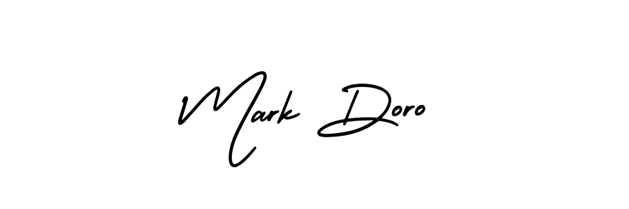 Similarly AmerikaSignatureDemo-Regular is the best handwritten signature design. Signature creator online .You can use it as an online autograph creator for name Mark Doro. Mark Doro signature style 3 images and pictures png