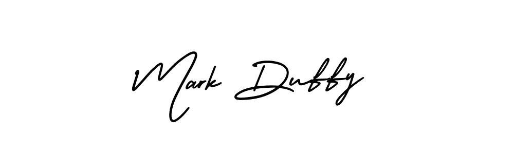 The best way (AmerikaSignatureDemo-Regular) to make a short signature is to pick only two or three words in your name. The name Mark Duffy include a total of six letters. For converting this name. Mark Duffy signature style 3 images and pictures png