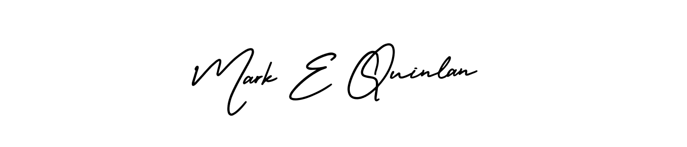 It looks lik you need a new signature style for name Mark E Quinlan. Design unique handwritten (AmerikaSignatureDemo-Regular) signature with our free signature maker in just a few clicks. Mark E Quinlan signature style 3 images and pictures png