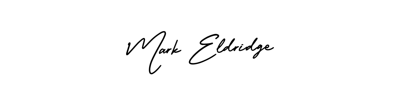 The best way (AmerikaSignatureDemo-Regular) to make a short signature is to pick only two or three words in your name. The name Mark Eldridge include a total of six letters. For converting this name. Mark Eldridge signature style 3 images and pictures png