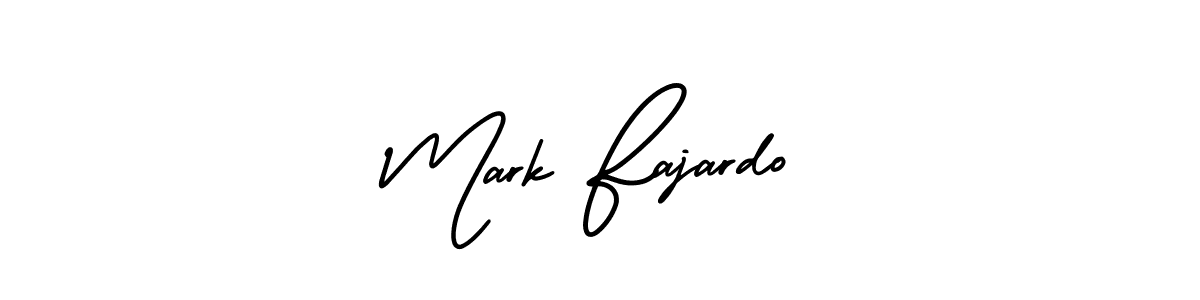 How to make Mark Fajardo name signature. Use AmerikaSignatureDemo-Regular style for creating short signs online. This is the latest handwritten sign. Mark Fajardo signature style 3 images and pictures png