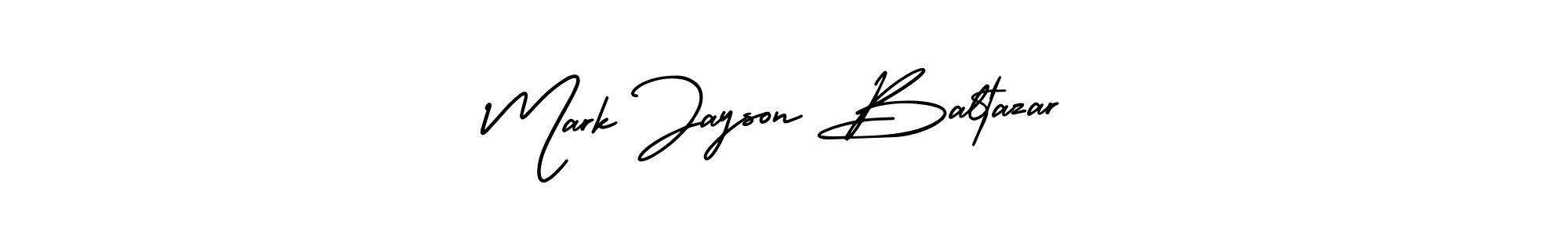 Design your own signature with our free online signature maker. With this signature software, you can create a handwritten (AmerikaSignatureDemo-Regular) signature for name Mark Jayson Baltazar. Mark Jayson Baltazar signature style 3 images and pictures png