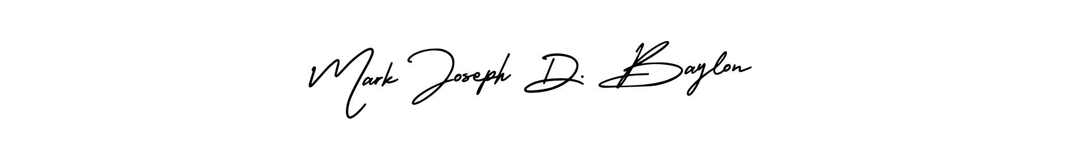 Create a beautiful signature design for name Mark Joseph D. Baylon. With this signature (AmerikaSignatureDemo-Regular) fonts, you can make a handwritten signature for free. Mark Joseph D. Baylon signature style 3 images and pictures png