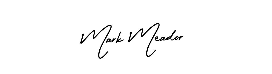 It looks lik you need a new signature style for name Mark Meador. Design unique handwritten (AmerikaSignatureDemo-Regular) signature with our free signature maker in just a few clicks. Mark Meador signature style 3 images and pictures png