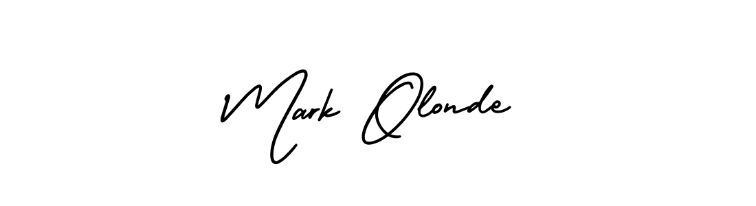 Make a beautiful signature design for name Mark Olonde. With this signature (AmerikaSignatureDemo-Regular) style, you can create a handwritten signature for free. Mark Olonde signature style 3 images and pictures png