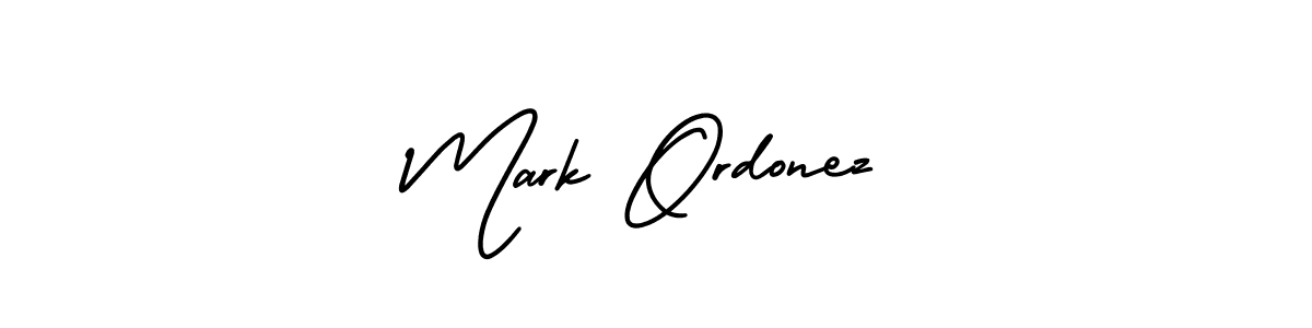 Use a signature maker to create a handwritten signature online. With this signature software, you can design (AmerikaSignatureDemo-Regular) your own signature for name Mark Ordonez. Mark Ordonez signature style 3 images and pictures png