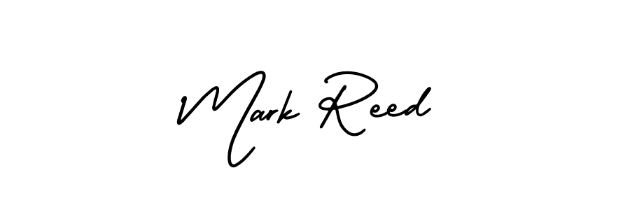 How to make Mark Reed signature? AmerikaSignatureDemo-Regular is a professional autograph style. Create handwritten signature for Mark Reed name. Mark Reed signature style 3 images and pictures png
