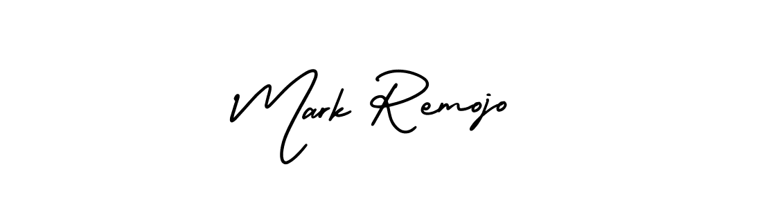 Make a short Mark Remojo signature style. Manage your documents anywhere anytime using AmerikaSignatureDemo-Regular. Create and add eSignatures, submit forms, share and send files easily. Mark Remojo signature style 3 images and pictures png