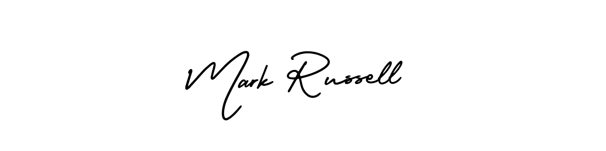 Create a beautiful signature design for name Mark Russell. With this signature (AmerikaSignatureDemo-Regular) fonts, you can make a handwritten signature for free. Mark Russell signature style 3 images and pictures png