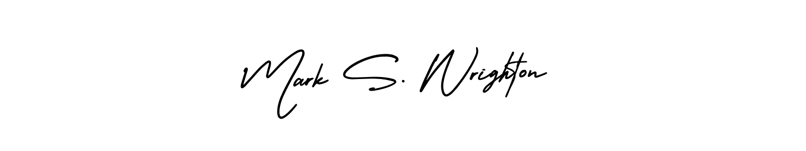 Also we have Mark S. Wrighton name is the best signature style. Create professional handwritten signature collection using AmerikaSignatureDemo-Regular autograph style. Mark S. Wrighton signature style 3 images and pictures png