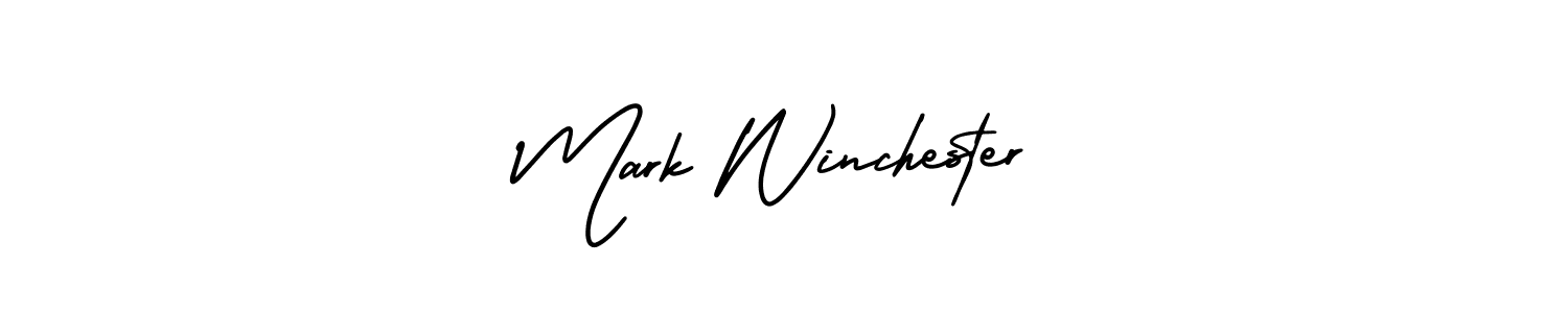 Check out images of Autograph of Mark Winchester name. Actor Mark Winchester Signature Style. AmerikaSignatureDemo-Regular is a professional sign style online. Mark Winchester signature style 3 images and pictures png