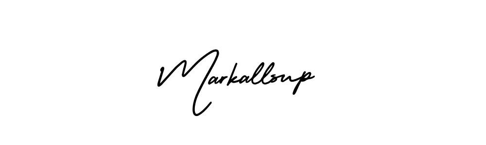 Create a beautiful signature design for name Markallsup. With this signature (AmerikaSignatureDemo-Regular) fonts, you can make a handwritten signature for free. Markallsup signature style 3 images and pictures png