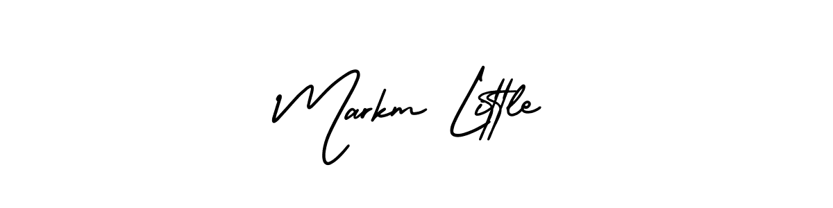 It looks lik you need a new signature style for name Markm Little. Design unique handwritten (AmerikaSignatureDemo-Regular) signature with our free signature maker in just a few clicks. Markm Little signature style 3 images and pictures png