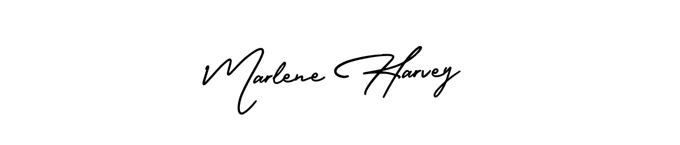 How to make Marlene Harvey signature? AmerikaSignatureDemo-Regular is a professional autograph style. Create handwritten signature for Marlene Harvey name. Marlene Harvey signature style 3 images and pictures png