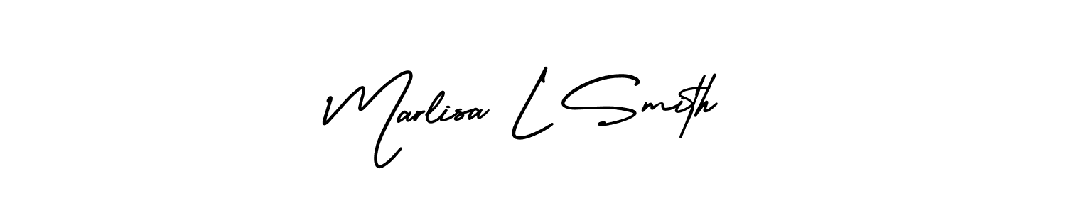 Make a beautiful signature design for name Marlisa L Smith. Use this online signature maker to create a handwritten signature for free. Marlisa L Smith signature style 3 images and pictures png