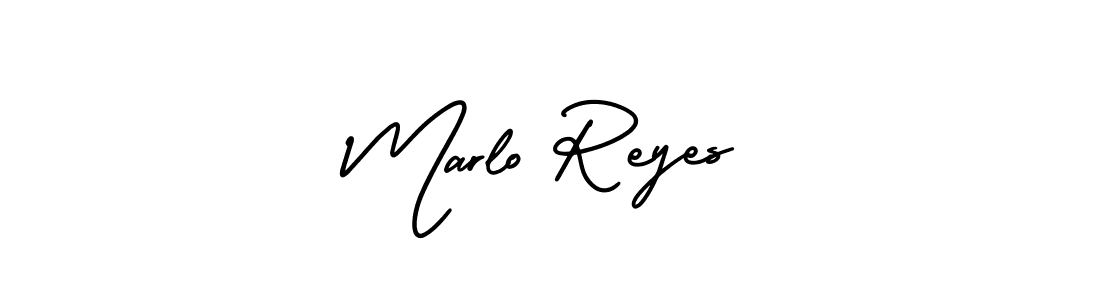Also You can easily find your signature by using the search form. We will create Marlo Reyes name handwritten signature images for you free of cost using AmerikaSignatureDemo-Regular sign style. Marlo Reyes signature style 3 images and pictures png