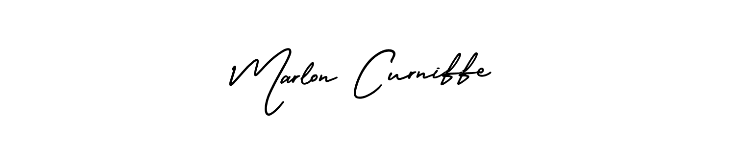 if you are searching for the best signature style for your name Marlon Curniffe. so please give up your signature search. here we have designed multiple signature styles  using AmerikaSignatureDemo-Regular. Marlon Curniffe signature style 3 images and pictures png