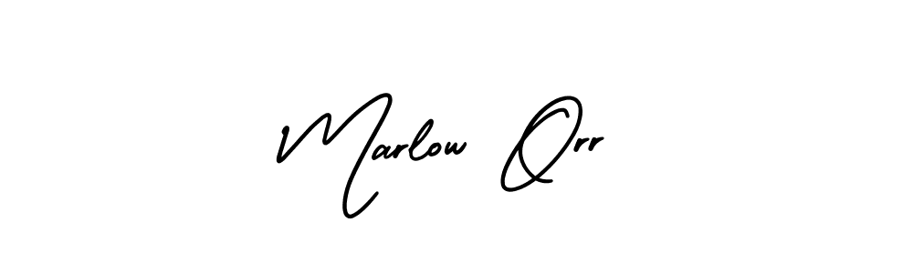 It looks lik you need a new signature style for name Marlow Orr. Design unique handwritten (AmerikaSignatureDemo-Regular) signature with our free signature maker in just a few clicks. Marlow Orr signature style 3 images and pictures png