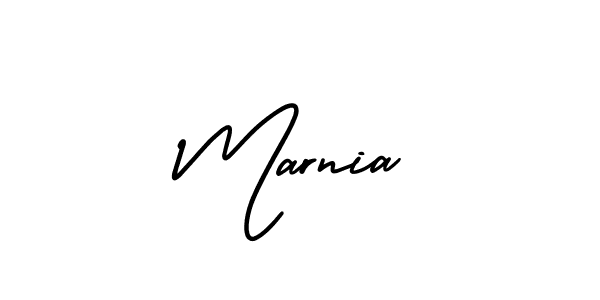 AmerikaSignatureDemo-Regular is a professional signature style that is perfect for those who want to add a touch of class to their signature. It is also a great choice for those who want to make their signature more unique. Get Marnia name to fancy signature for free. Marnia signature style 3 images and pictures png