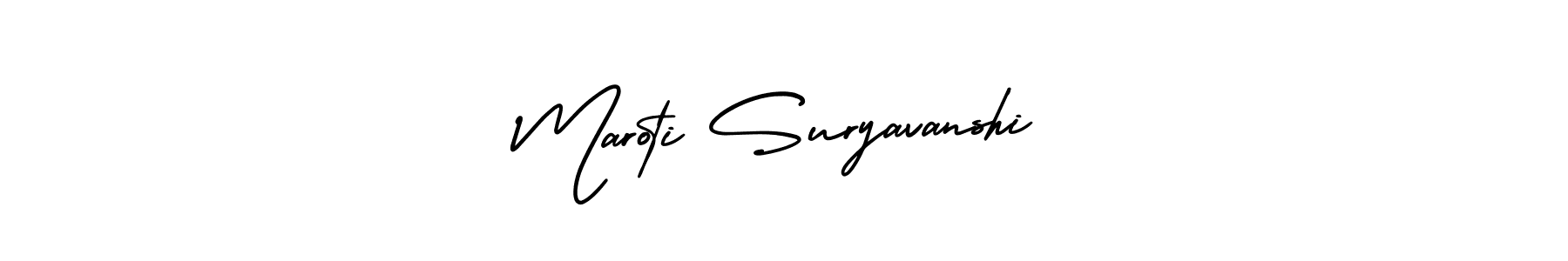 AmerikaSignatureDemo-Regular is a professional signature style that is perfect for those who want to add a touch of class to their signature. It is also a great choice for those who want to make their signature more unique. Get Maroti Suryavanshi name to fancy signature for free. Maroti Suryavanshi signature style 3 images and pictures png