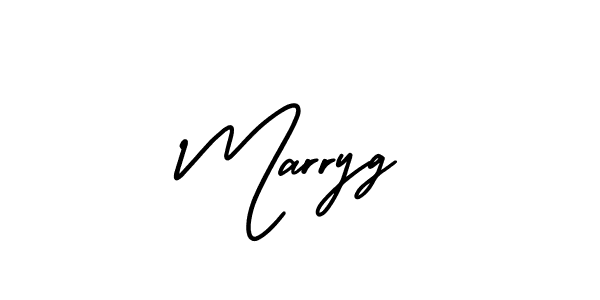 Marryg stylish signature style. Best Handwritten Sign (AmerikaSignatureDemo-Regular) for my name. Handwritten Signature Collection Ideas for my name Marryg. Marryg signature style 3 images and pictures png