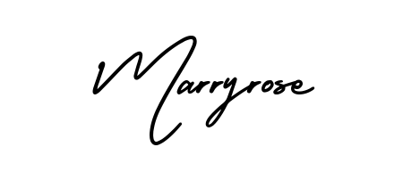 Express your personality with a custom Marryrose signature crafted with AmerikaSignatureDemo-Regular typography. Free transparent PNG download available. Marryrose signature style 3 images and pictures png