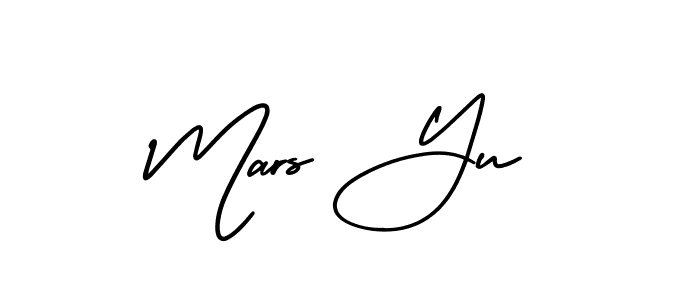 Design your own signature with our free online signature maker. With this signature software, you can create a handwritten (AmerikaSignatureDemo-Regular) signature for name Mars Yu. Mars Yu signature style 3 images and pictures png