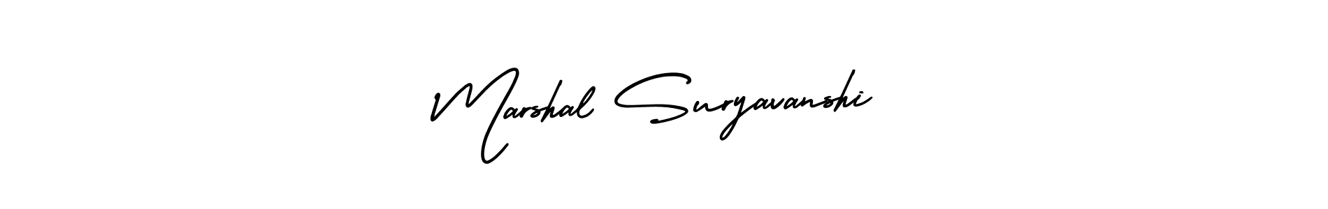 It looks lik you need a new signature style for name Marshal Suryavanshi. Design unique handwritten (AmerikaSignatureDemo-Regular) signature with our free signature maker in just a few clicks. Marshal Suryavanshi signature style 3 images and pictures png