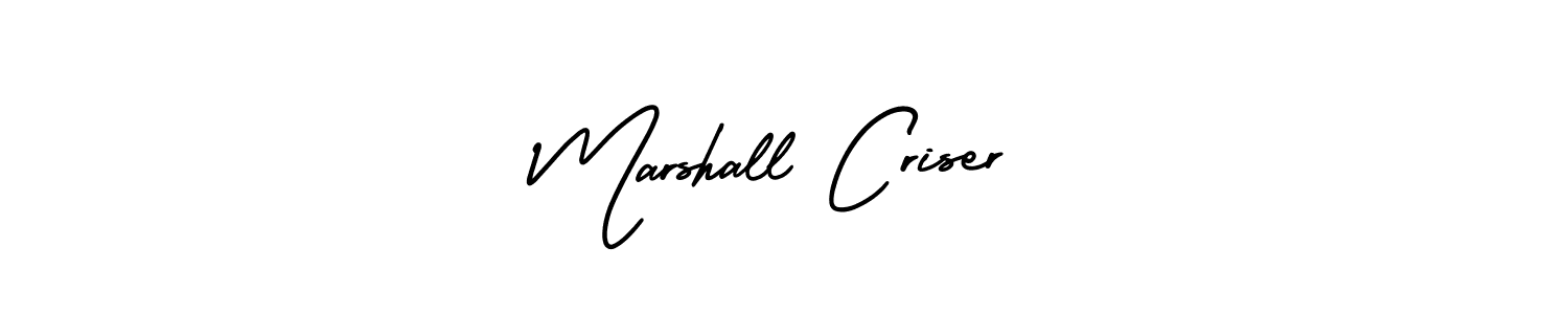 How to make Marshall Criser signature? AmerikaSignatureDemo-Regular is a professional autograph style. Create handwritten signature for Marshall Criser name. Marshall Criser signature style 3 images and pictures png