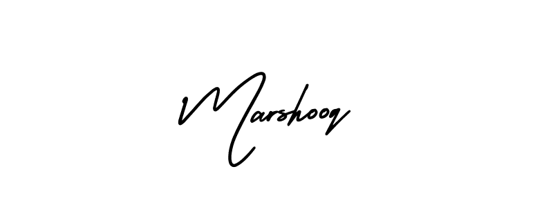 Use a signature maker to create a handwritten signature online. With this signature software, you can design (AmerikaSignatureDemo-Regular) your own signature for name Marshooq. Marshooq signature style 3 images and pictures png