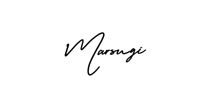 Marsugi stylish signature style. Best Handwritten Sign (AmerikaSignatureDemo-Regular) for my name. Handwritten Signature Collection Ideas for my name Marsugi. Marsugi signature style 3 images and pictures png